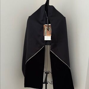 Jessica McClintock Evening Cape Shawl with Rhinestone Accents